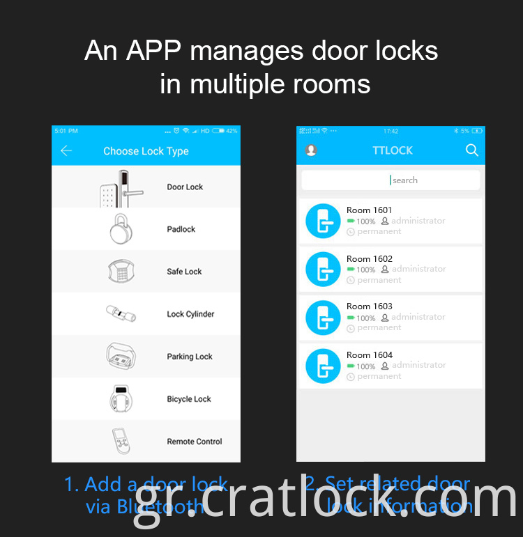 J3 Smart Fingerprint Apartment Lock